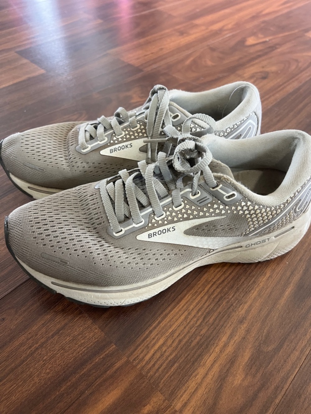 Brooks Ghost Women's Taupe/Gray Neutral Running Shoes